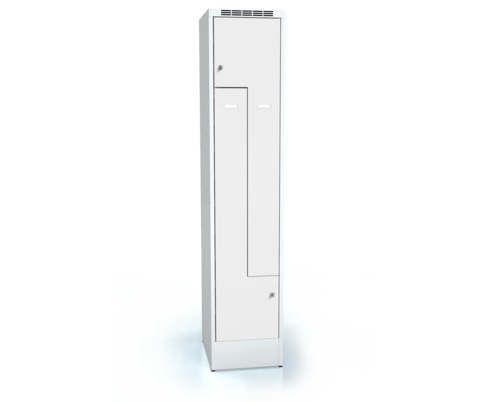 Cloakroom locker Z-shaped doors ALSIN 1920 x 400 x 500